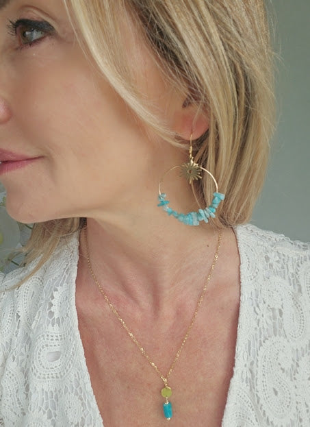 Boucles d'oreilles ALOE