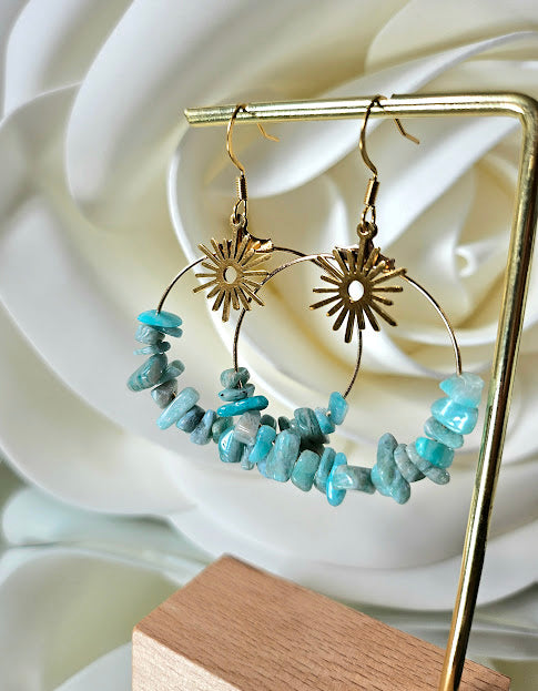 Boucles d'oreilles ALOE
