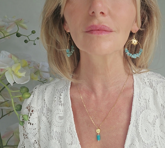 Boucles d'oreilles ALOE