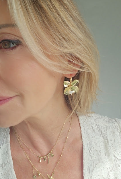 Boucles d'oreilles ASOLA BLANC