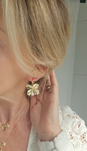 Boucles d'oreilles ASOLA BLANC