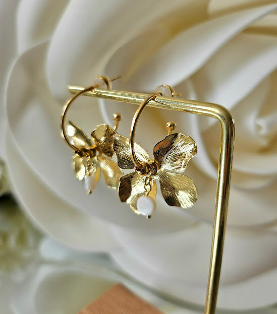 Boucles d'oreilles ASOLA BLANC