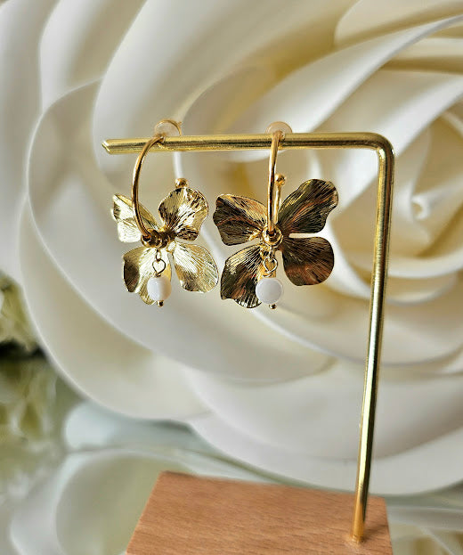 Boucles d'oreilles ASOLA BLANC