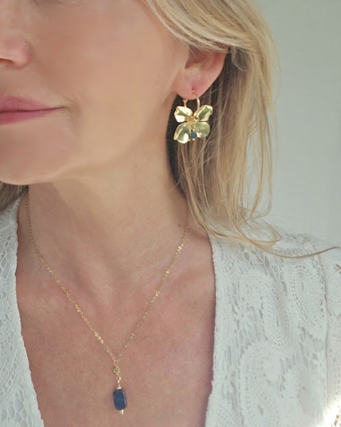 Boucles d'oreilles ASOLA BLEU