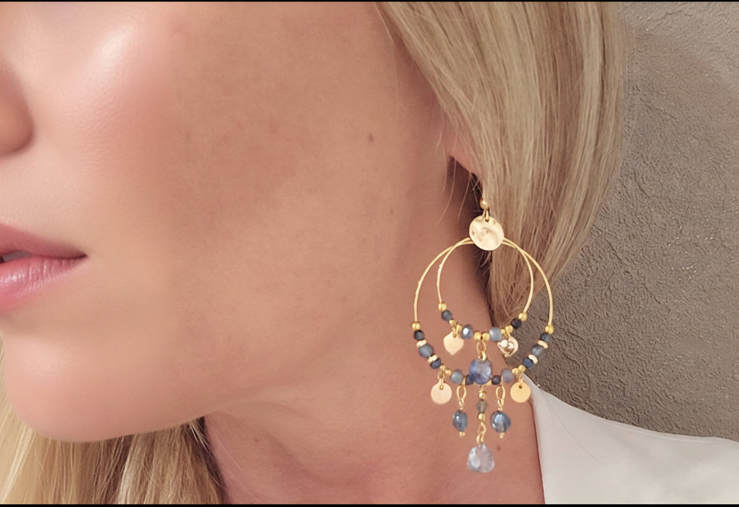 Boucles d'oreilles SAPHIR