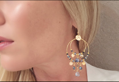 Boucles d'oreilles SAPHIR